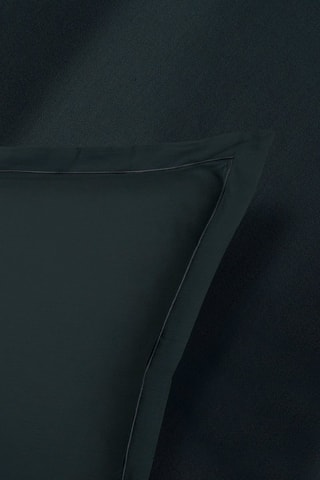 Parure lenzuola in raso di cotone 80 fili/cm² Uni 1 baratta - Grigio scuro