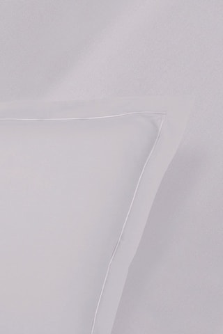 Parure lenzuola in raso di cotone 80 fili/cm² Uni 1 baratta - Grigio