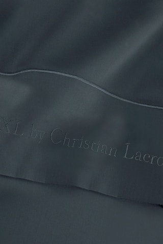 Parure lenzuola in raso di cotone 80 fili/cm² Uni 1 baratta - Grigio scuro