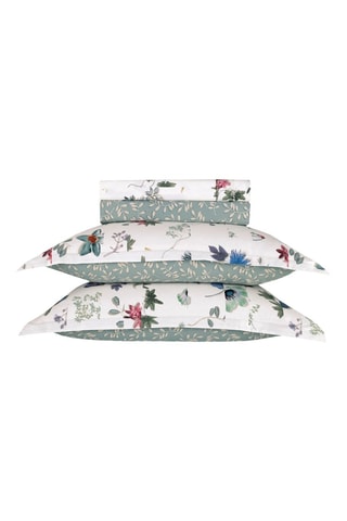 Parure lenzuola in raso di cotone 80 fili/cm² Semis - Giallo