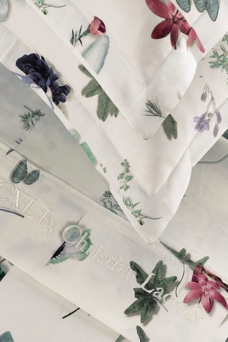 Parure lenzuola in raso di cotone 80 fili/cm² Semis - Giallo