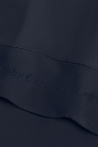 Parure lenzuola in raso di cotone 80 fili/cm² Uni 1 baratta - Navy