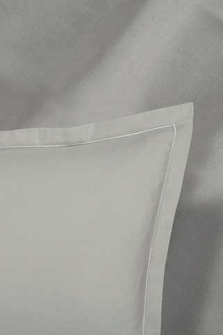 Parure lenzuola in raso di cotone 80 fili/cm² Uni 1 baratta - Taupe