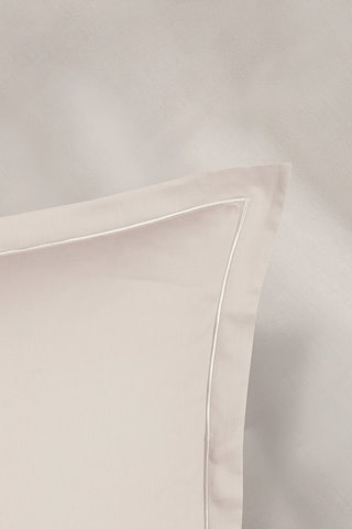 Parure lenzuola in raso di cotone 80 fili/cm² Uni 1 baratta - Taupe