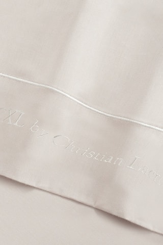 Parure lenzuola in raso di cotone 80 fili/cm² Uni 1 baratta - Taupe