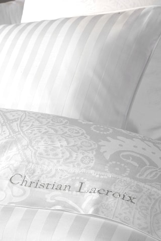 Copripiumino in raso di cotone 80 fili/cm² Arles - Bianco