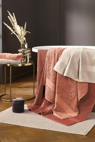 4 guanti da bagno Azur - Arancione