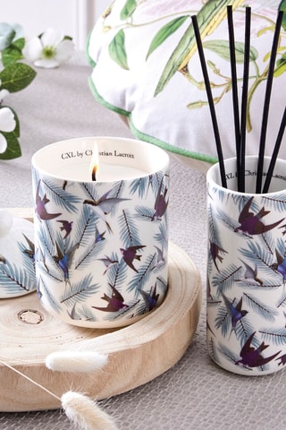 Diffusore di profumo in porcellana Birds Blanc - Ylang e gelsomino