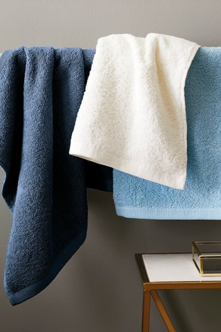 2 asciugamani Azur - Celeste - 45 x 45 cm