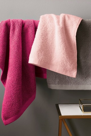 2 asciugamani Azur - Rosa - 45 x 45 cm
