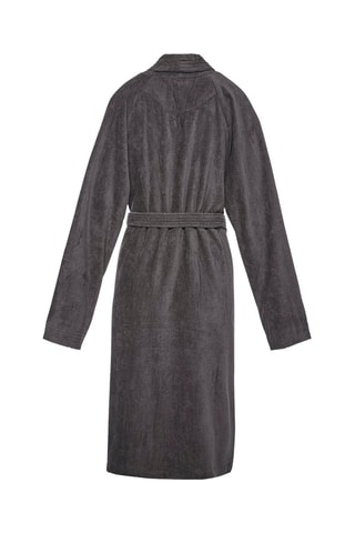 Accappatoio in velluto - Grigio scuro
