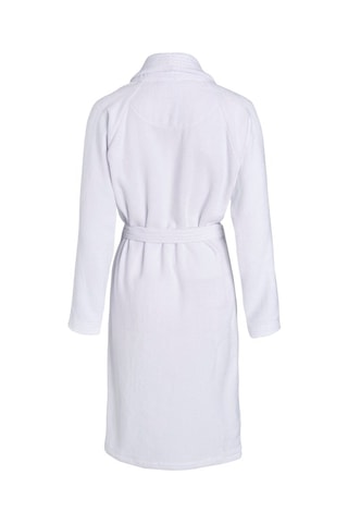 Accappatoio in velluto - Bianco