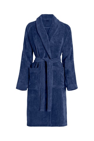 Accappatoio in velluto - Navy