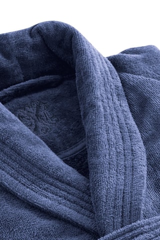 Accappatoio in velluto - Navy