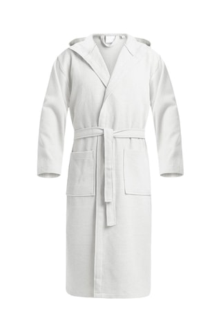 Accappatoio a Nid d’Abeille - Bianco