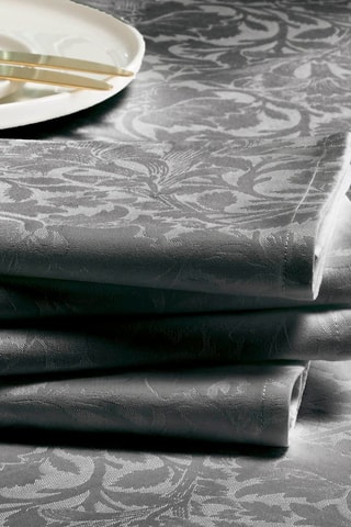 4 tovaglioli Arabesque - Grigio scuro