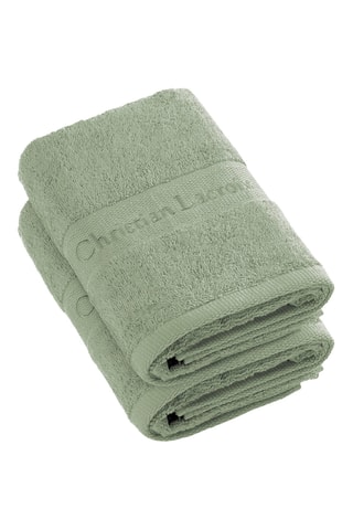 2 asciugamani Azur - Verde acqua - 50 x 100 cm