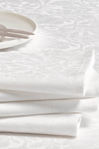 4 tovaglioli - Bianco - 50 x 50 cm