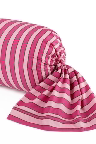 Federa cuscino alla francese in raso di cotone - 80 fili/cm² - Rosa