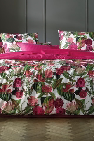 Federa in raso di cotone - 80 fili/cm² - Rosa