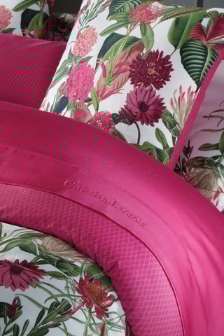 Federa in raso di cotone - 80 fili/cm² - Rosa