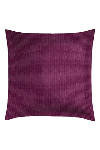 2 federe in raso di cotone - 80 fili/cm² - Viola