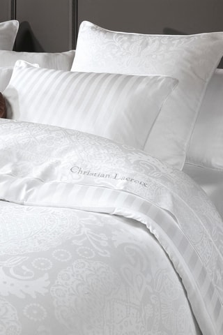 Lenzuolo sopra in Raso di Cotone - 80 fili/cm² - Bianco