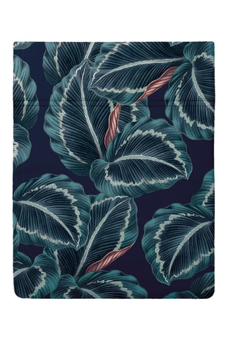 Lenzuolo sopra in Raso di Cotone - 80 fili/cm² - Blu scuro