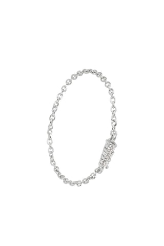 Bague - Or blanc et diamants