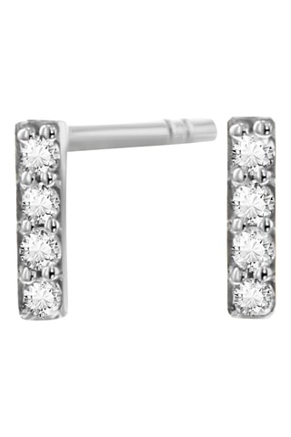 Puces - Or blanc et topazes