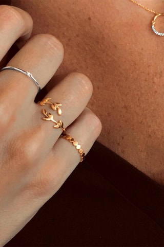 Bague - Or blanc et diamant