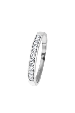 Bague - Or blanc et diamants