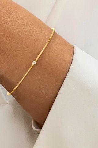 Bracelet - Or jaune et diamant