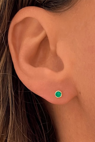 Puces - Or jaune et émeraudes