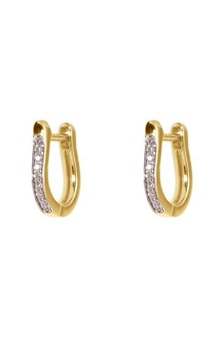 Boucles d'oreilles - Or jaune et diamants