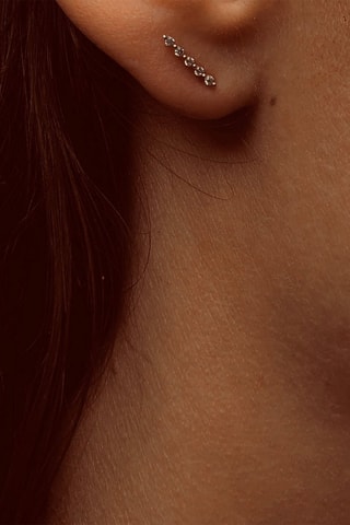 Boucles d'oreilles - Or blanc et diamants