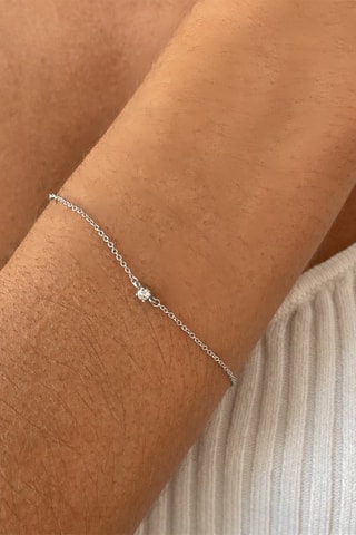 Bracelet - Or blanc et diamant