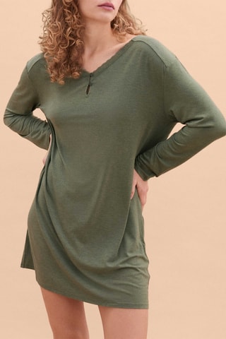 Nachthemd Cottage - Kaki