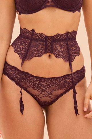 Jarretelgordel Mona - Bordeauxrood