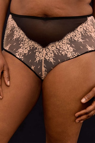 Slip Hoge Taille Suzie - Zwart