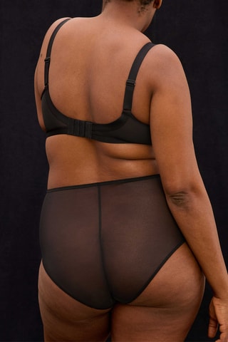 Slip Hoge Taille Suzie - Zwart