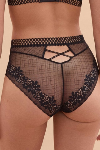 Slip Hoge Taille Arlette - Zwart