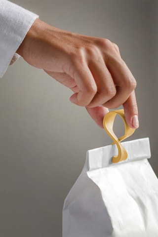 5 pinces multi-usages Organization - Blanc et jaune