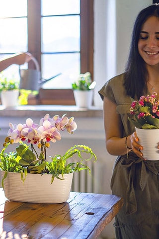 Vase Tierra - 12 x 13 x 13 cm - Taupe