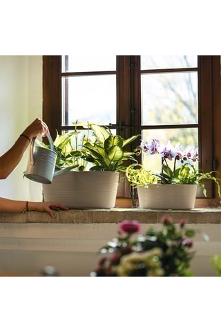 Vase Tierra - 12,8 x 15,7 x 30 cm - Ecru