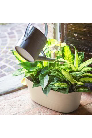 Vase Tierra - 18 x 23 x 39 cm - Taupe