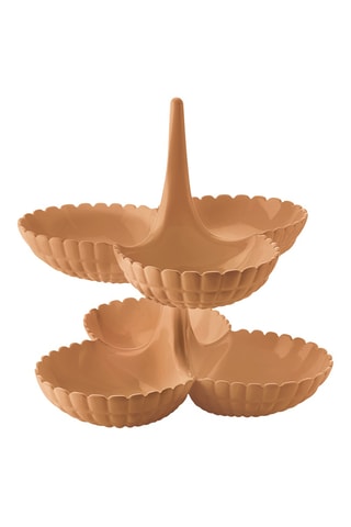 2 plats à apéritifs Tiffany - 25,5 x 25 x 27 cm