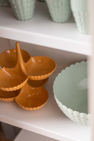 2 plats à apéritifs Tiffany - 25,5 x 25 x 27 cm