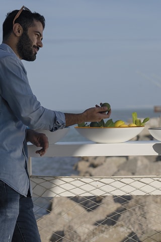 Corbeille à fruits Twist - 8,5 x 37 x 37 cm