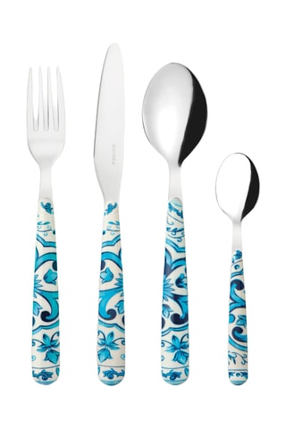 Ménagère en acier inoxydable Blues - 24 pièces